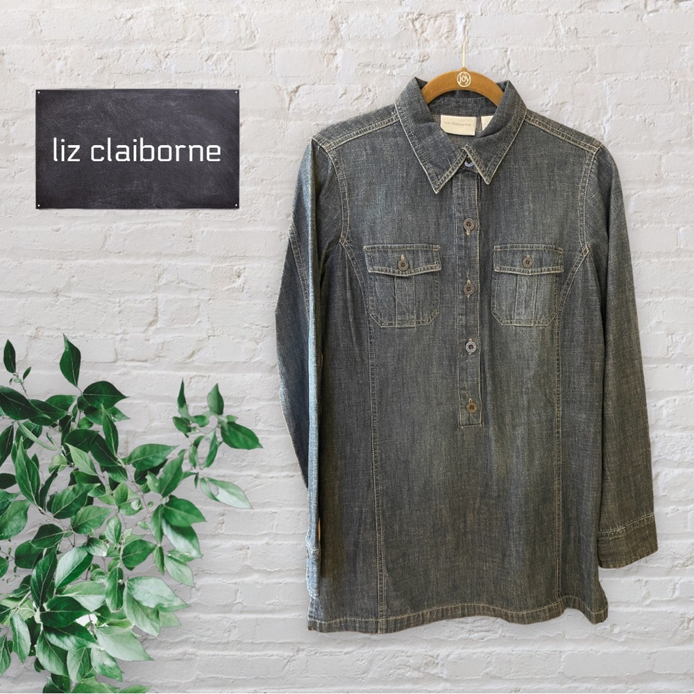 Liz Claiborne Top Side Zipper Size Medium new